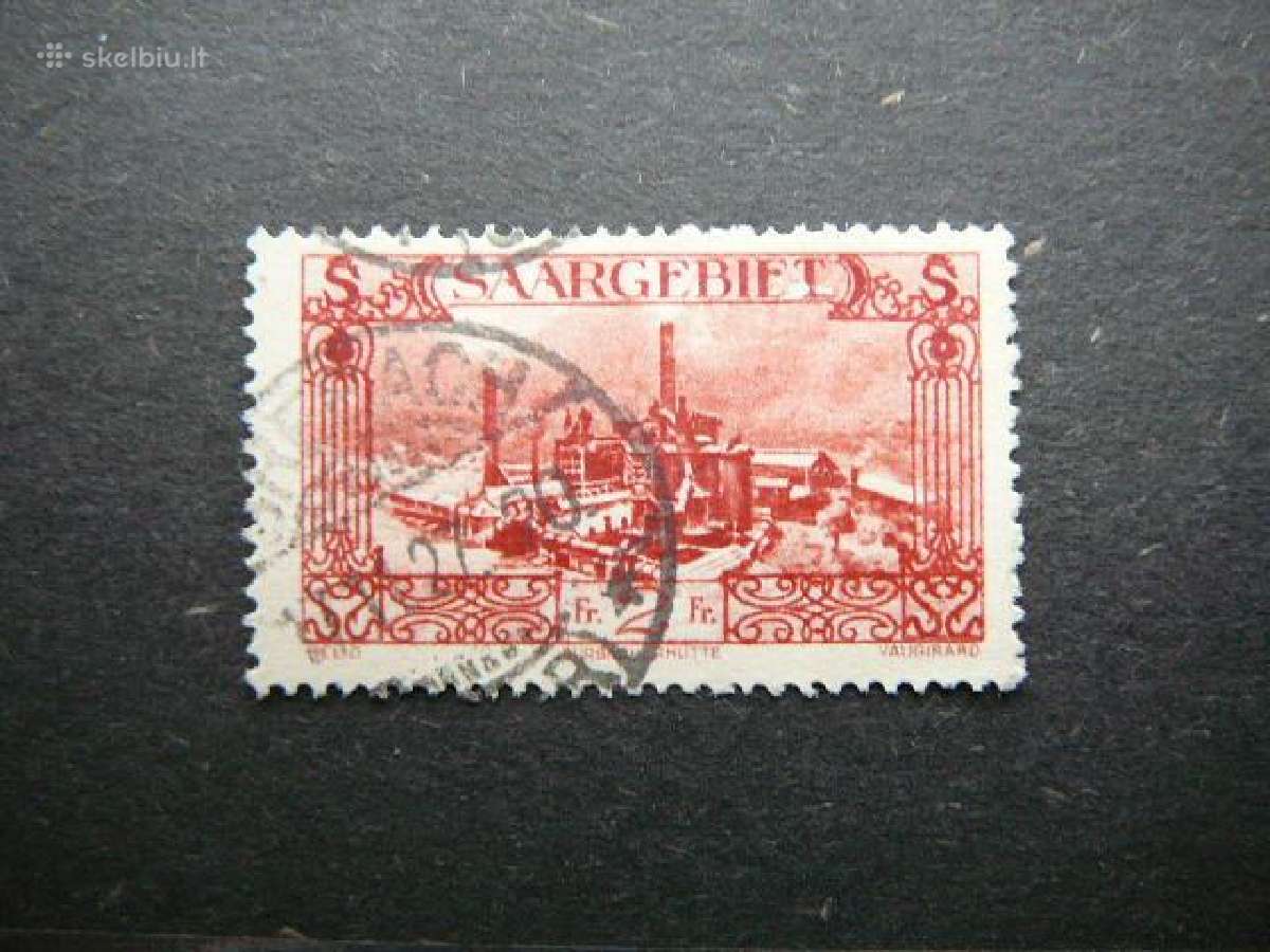 Saargebiet 1927 Standartai Vokietija sg119a