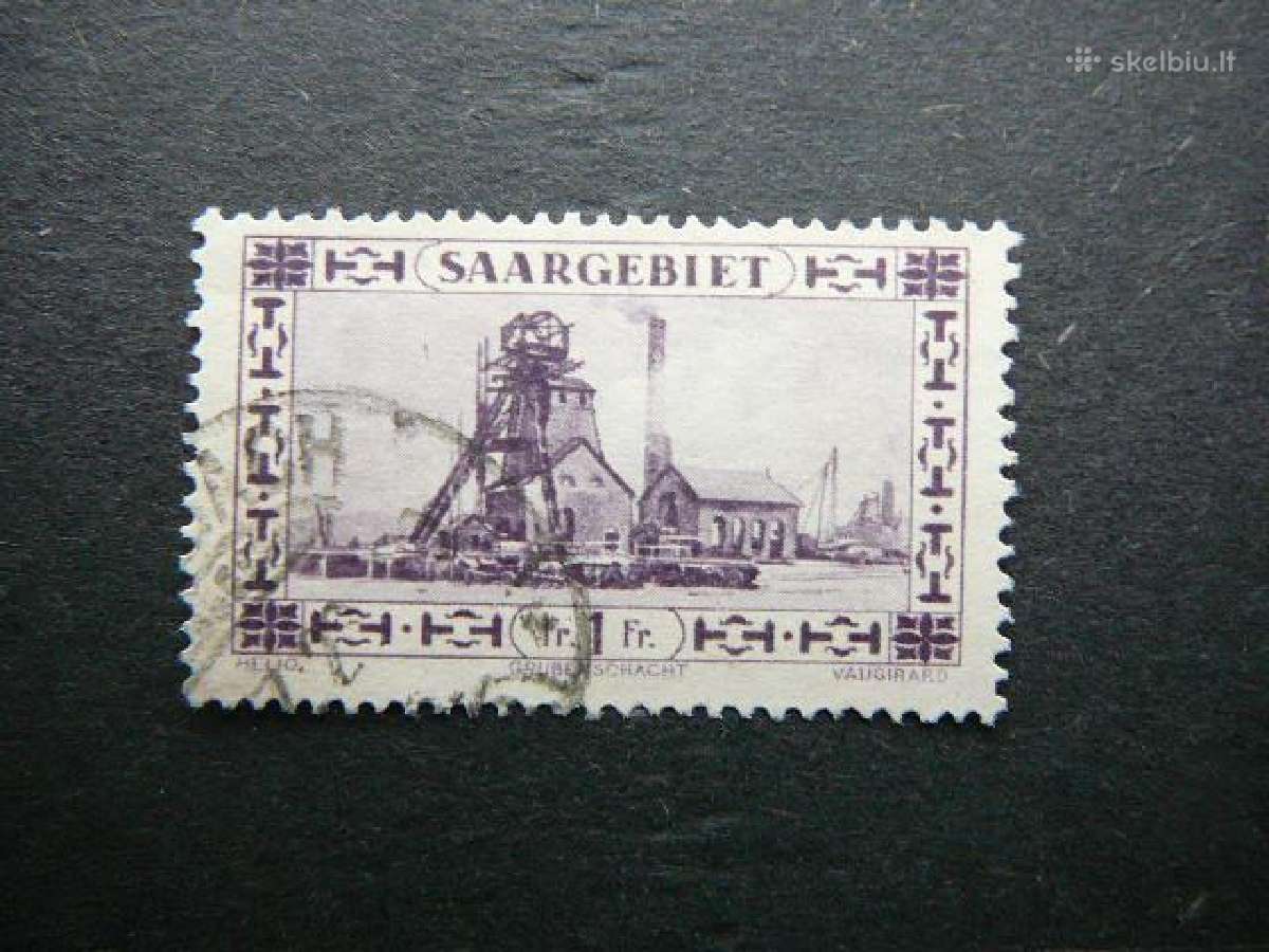 Saargebiet 1927 Standartai Vokietija sg117a
