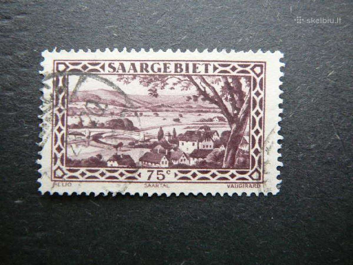 Saargebiet 1927 Standartai Vokietija sg115a