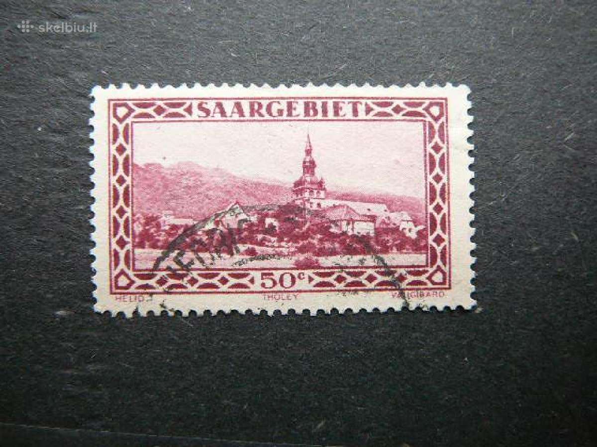 Saargebiet 1927 Standartai Vokietija sg114a