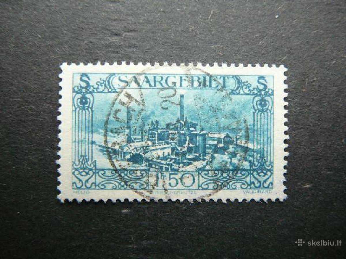 Saargebiet 1927 Standartai Vokietija sg118a