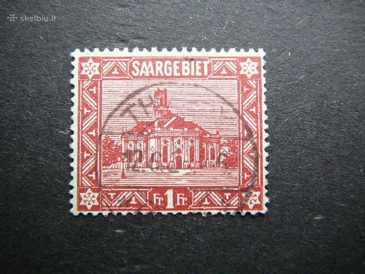Saargebiet 1922 Standartai Vokietija sg94a