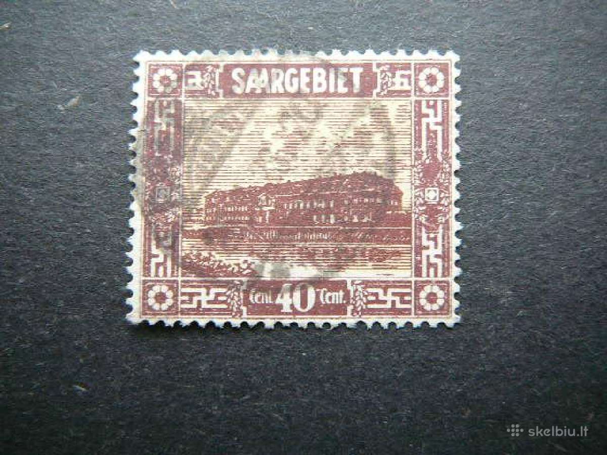Saargebiet 1922 Standartai Vokietija sg91a