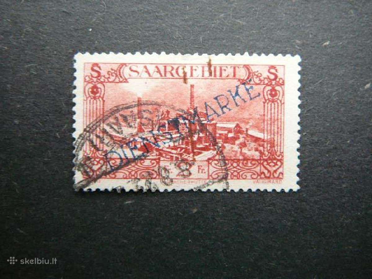 Saargebiet Dm 1927 Standartai Vokietija sgd21a