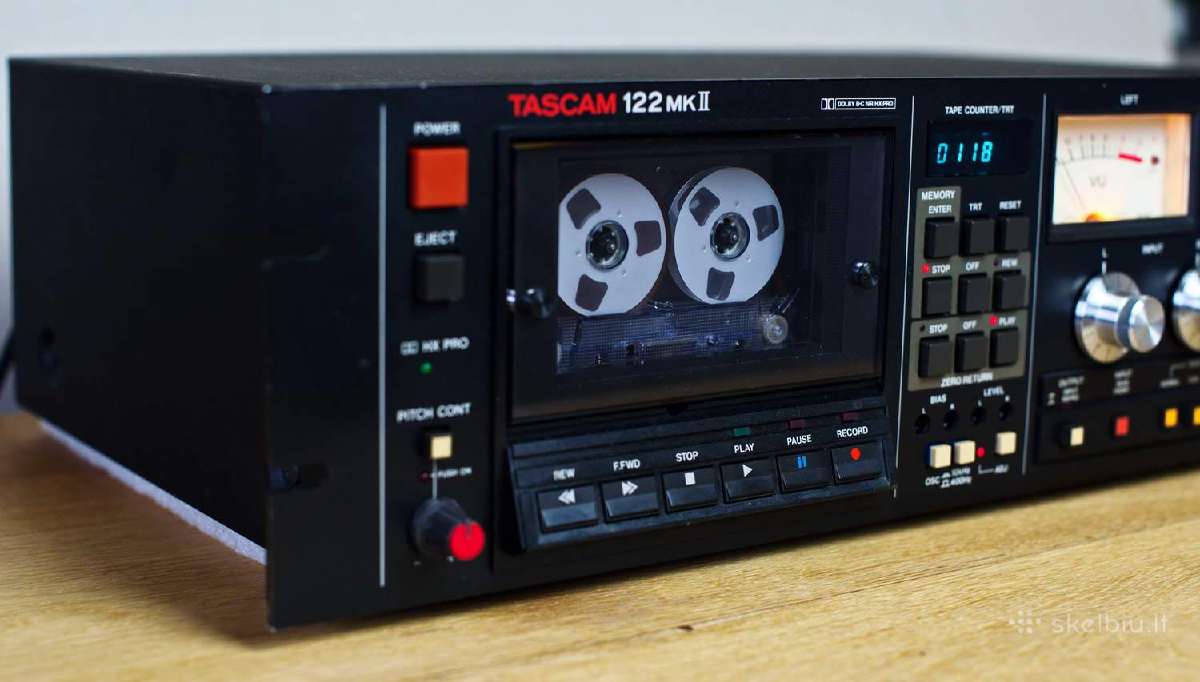 Kasetine deka Tascam 122 Mk II Tascam 122 Mk III - nuotraukos Nr. 5