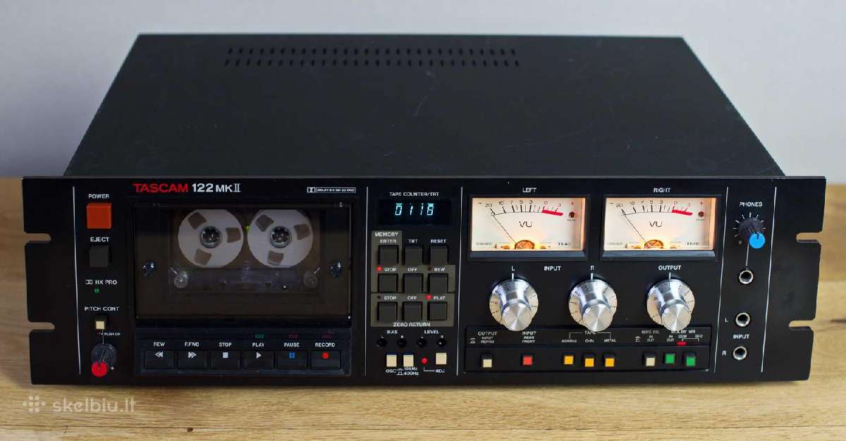 Kasetine deka Tascam 122 Mk II Tascam 122 Mk III - nuotraukos Nr. 8