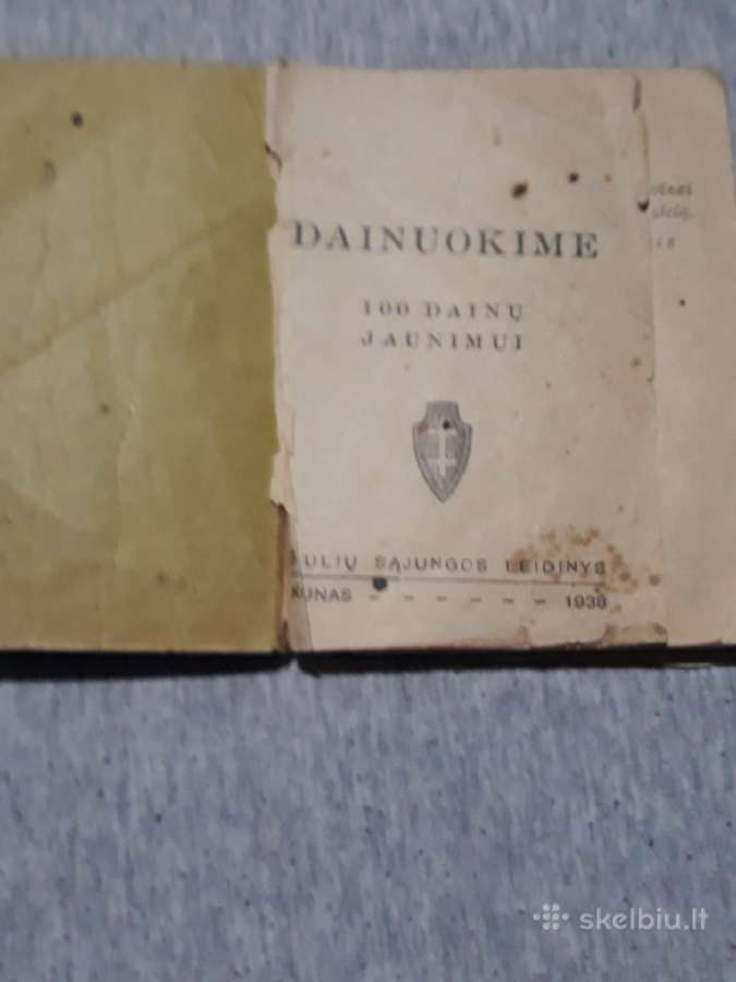 100 dainu jaunimui 1938m - nuotraukos Nr. 2