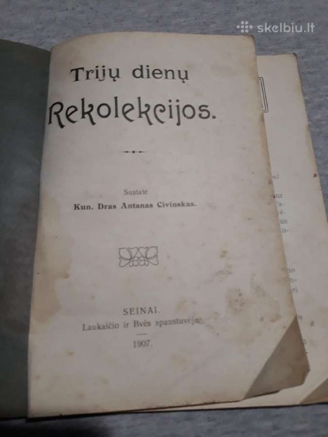 Triju dienu rekolekcijos 1907m - nuotraukos Nr. 2