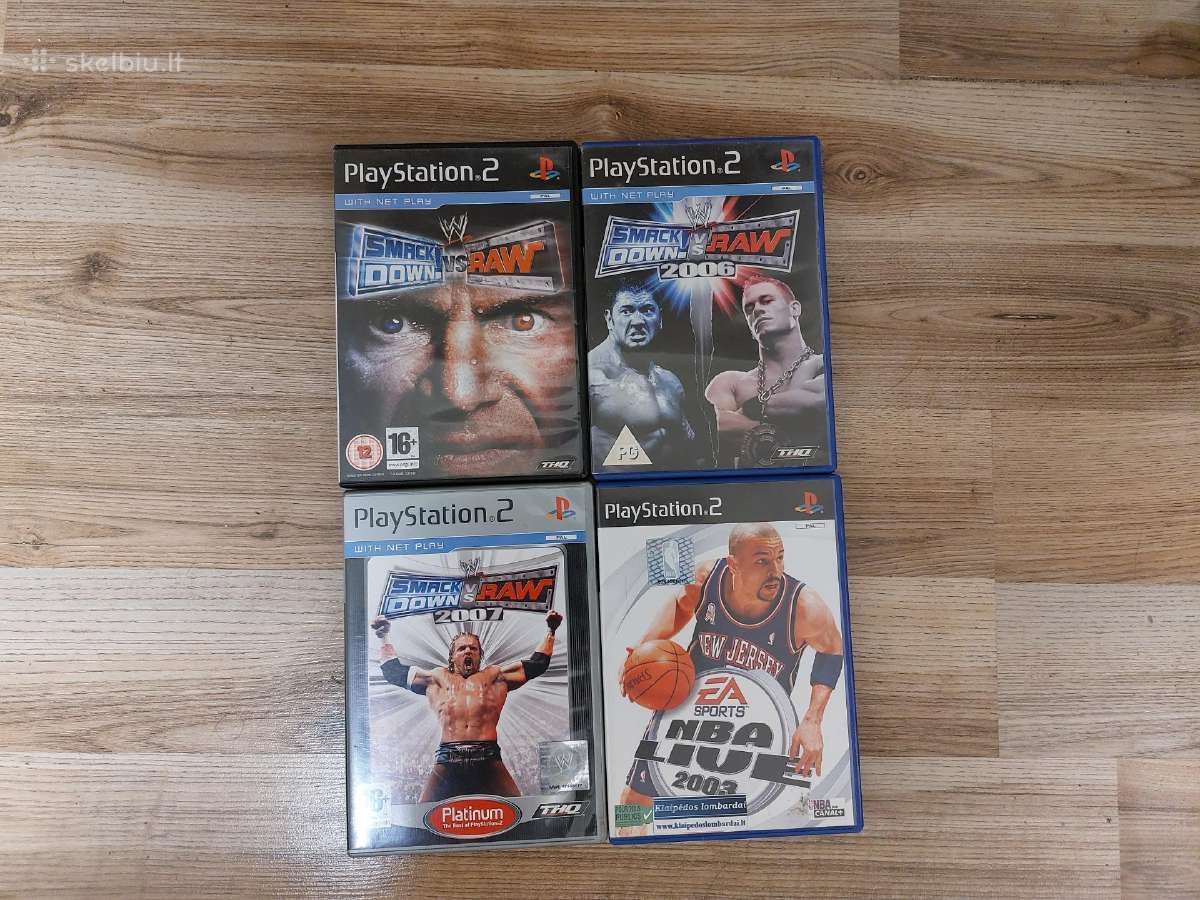 Ps2 žaidimai po 10€ Skelbiu.lt