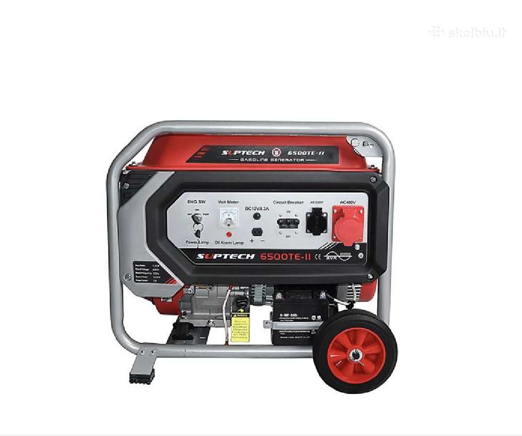 Generatorius Suptech 6500te-II (trifazis) 5,5kw - nuotraukos Nr. 2