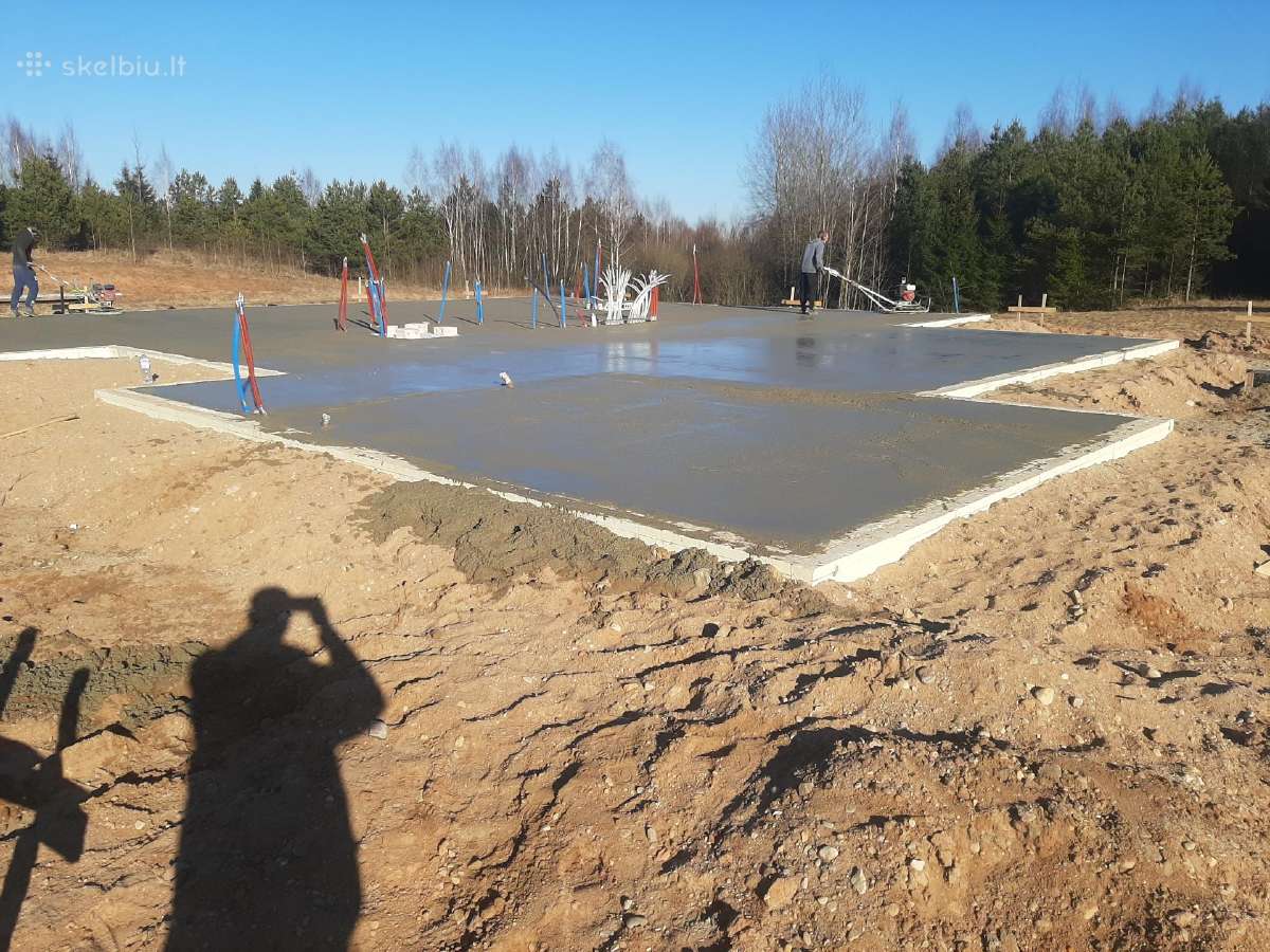 Plokštuminiai, visų tipų pamatai, baseinai - nuotraukos Nr. 23