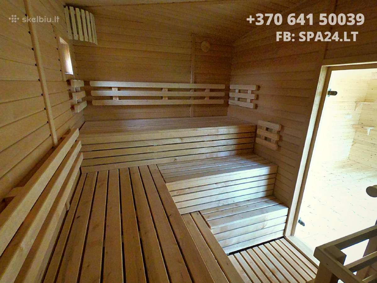 Karkasinė pirtis 6x3.5m - nuotraukos Nr. 8