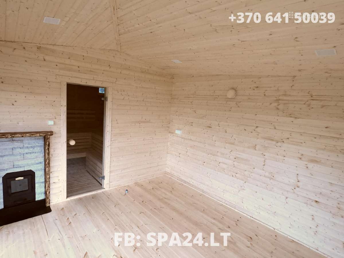 Karkasinė pirtis 6x3.5m - nuotraukos Nr. 13