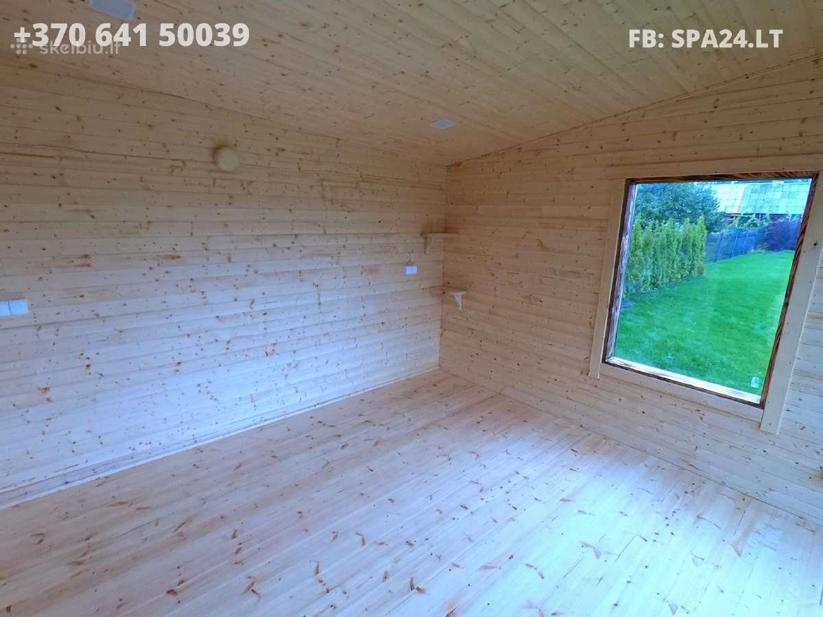 Karkasinė pirtis 6x3.5m - nuotraukos Nr. 16