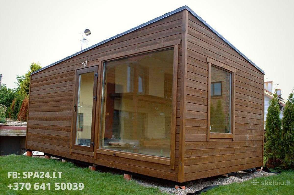 Karkasinė pirtis 6x3.5m - nuotraukos Nr. 6