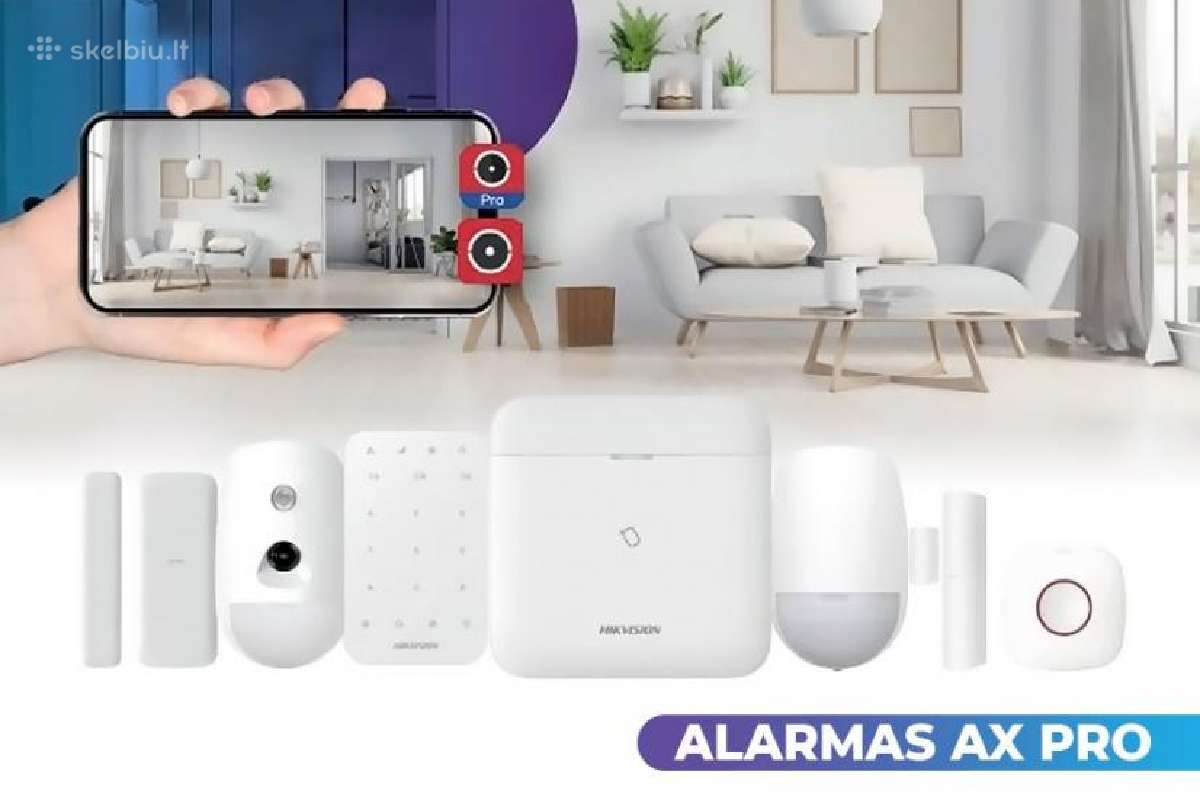 Hikvision Ax Pro belaidė apsaugos sistema/signaliz - nuotraukos Nr. 2