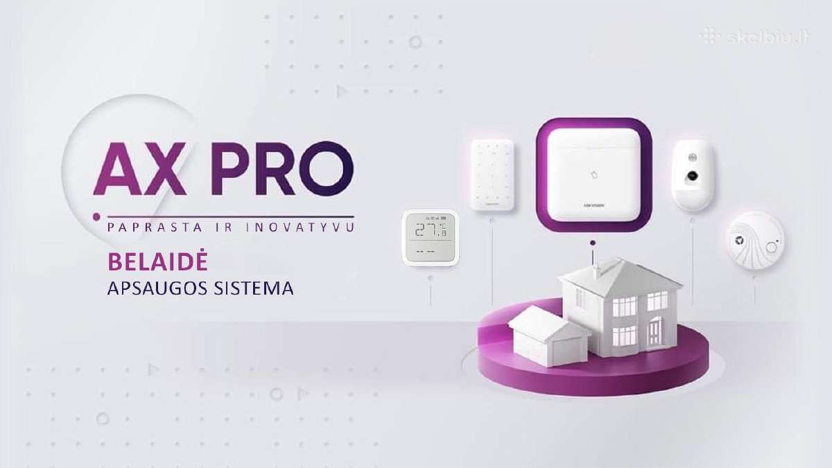 Hikvision Ax Pro belaidė apsaugos sistema/signaliz
