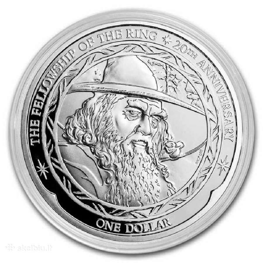 Investicines gryno 999 sidabro monetos - nuotraukos Nr. 19