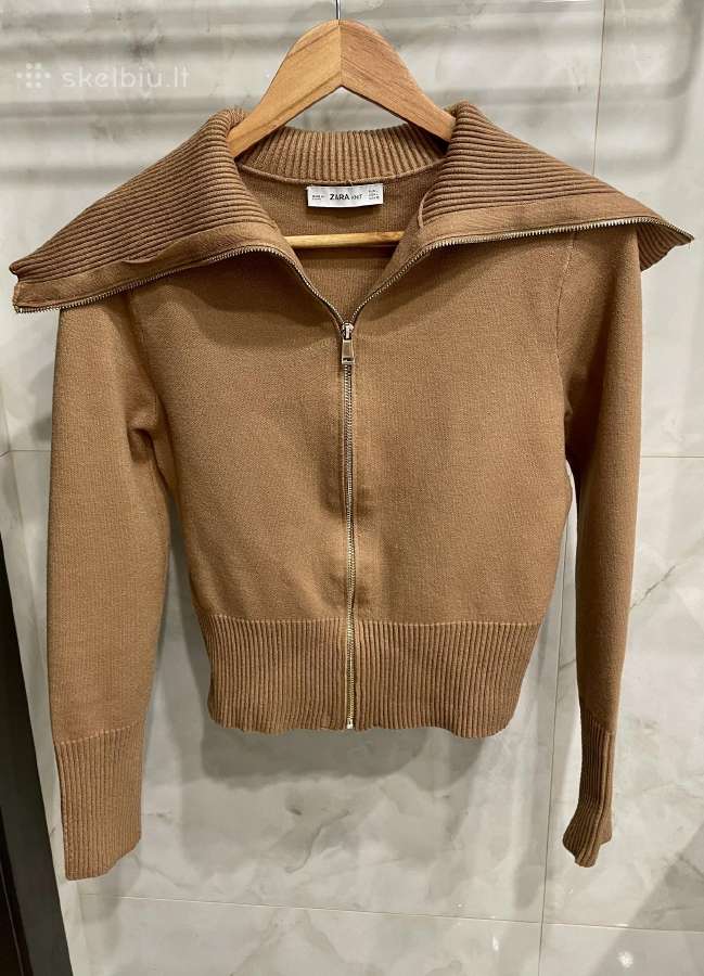 Zara camel spalvos megztinis - nuotraukos Nr. 3