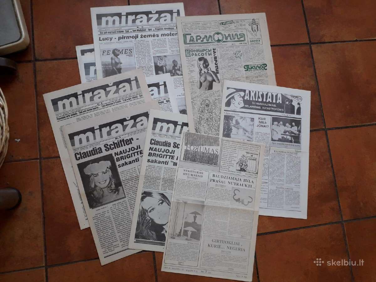 Įvairūs bulvariniai laikraščiai 1989-1991 metai - nuotraukos Nr. 4