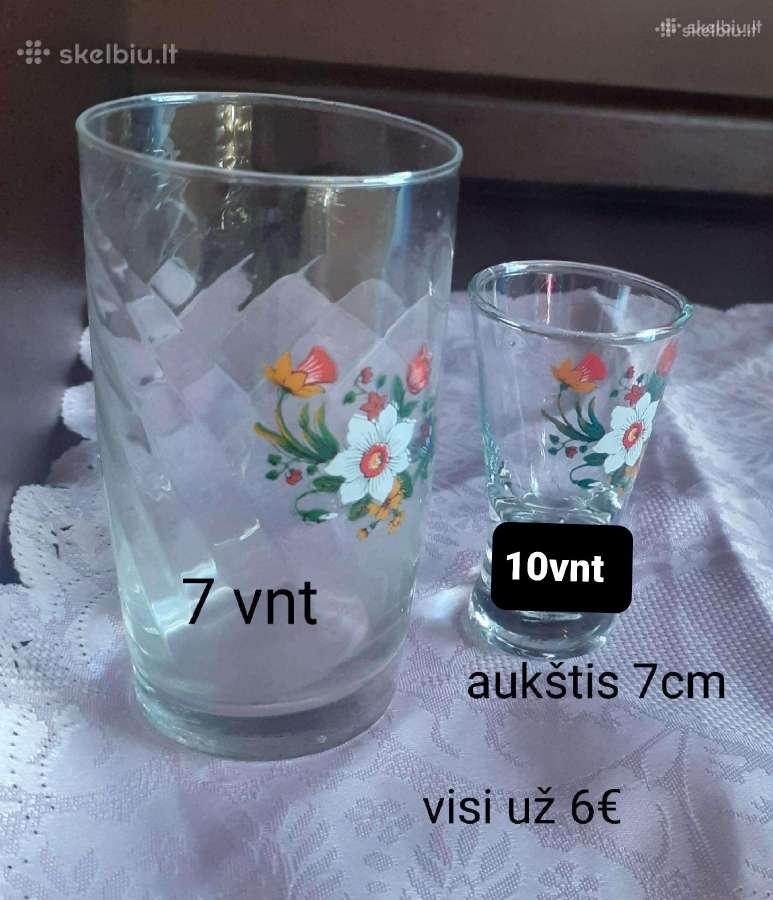 Įvairūs stikliukai - nuotraukos Nr. 14