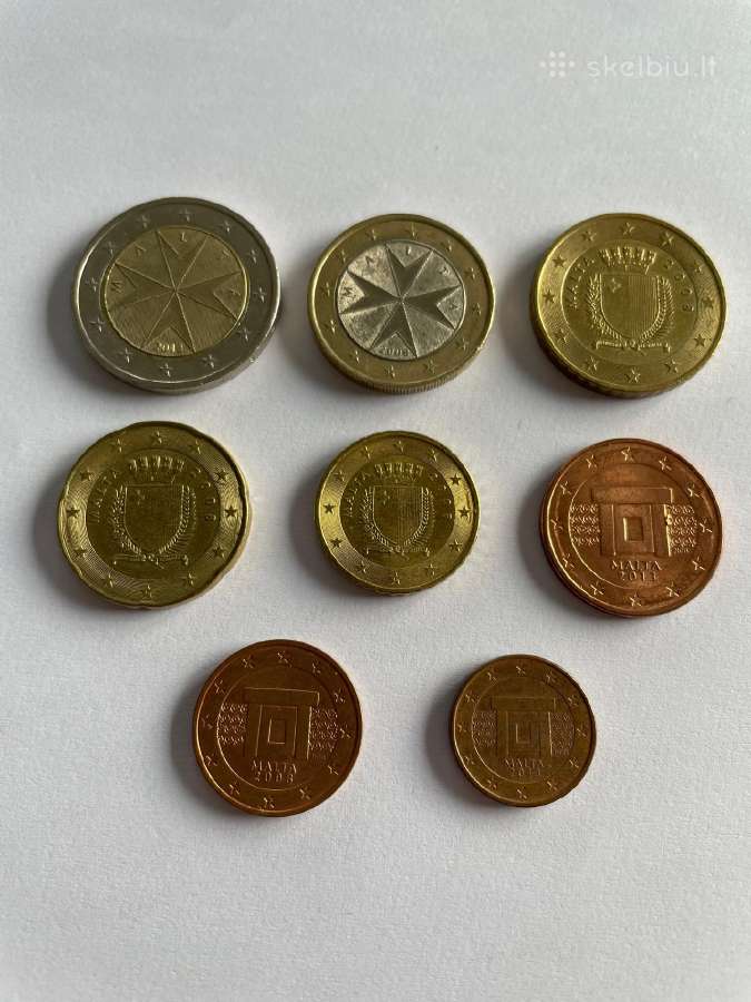 Maltos euro monetų komplektas