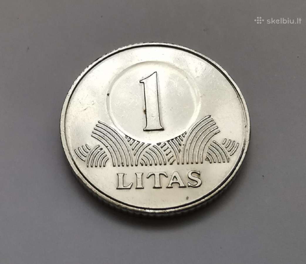 12 litų monetomis