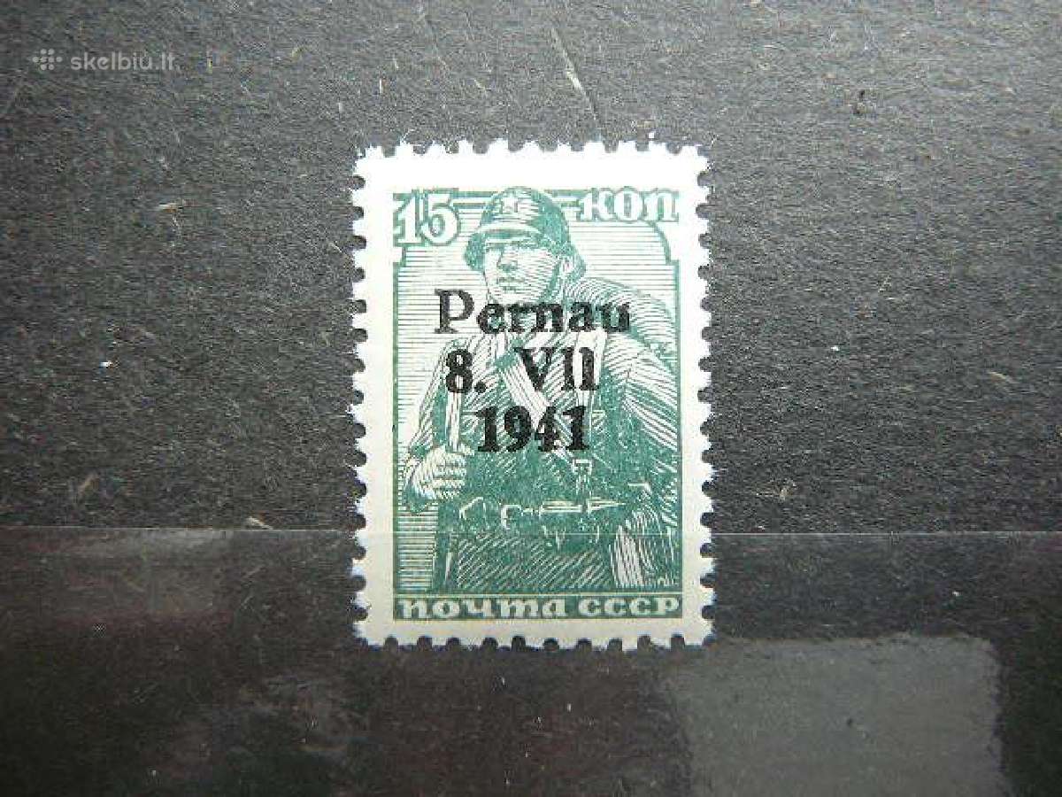 Pernau Estija Vokietija 1941 15k. esp7m