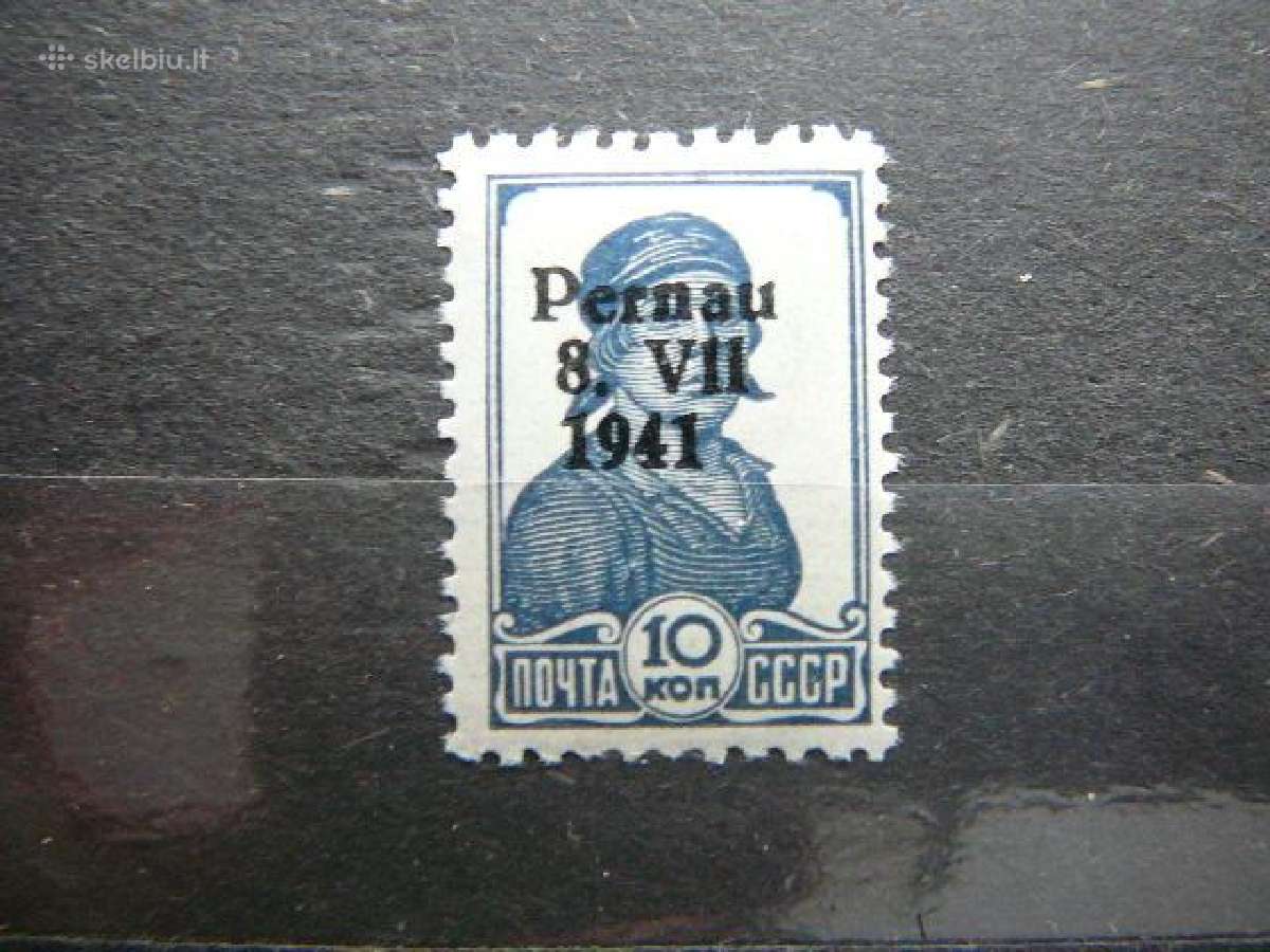 Pernau Estija Vokietija 1941 10k. esp6m