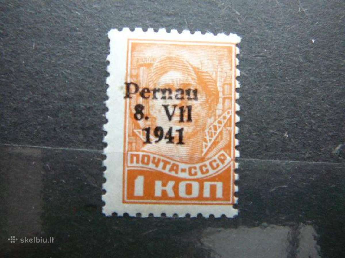 Pernau Estija Vokietija 1941 1k. esp01sp