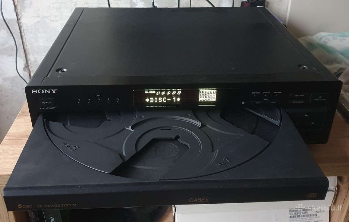 5cd grotuvas sony cdp-ca8es