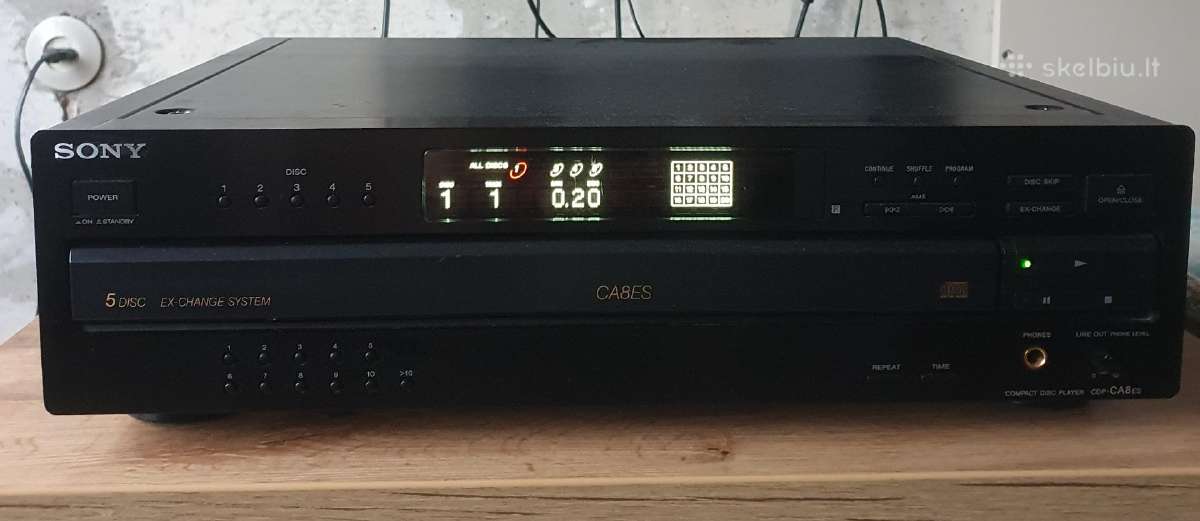 5cd grotuvas sony cdp-ca8es - nuotraukos Nr. 2