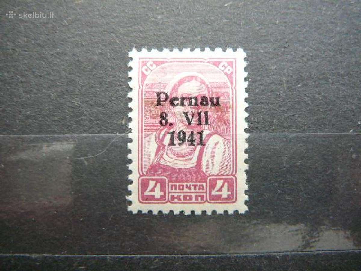 Pernau Estija Vokietija 1941 4k. esp04sp