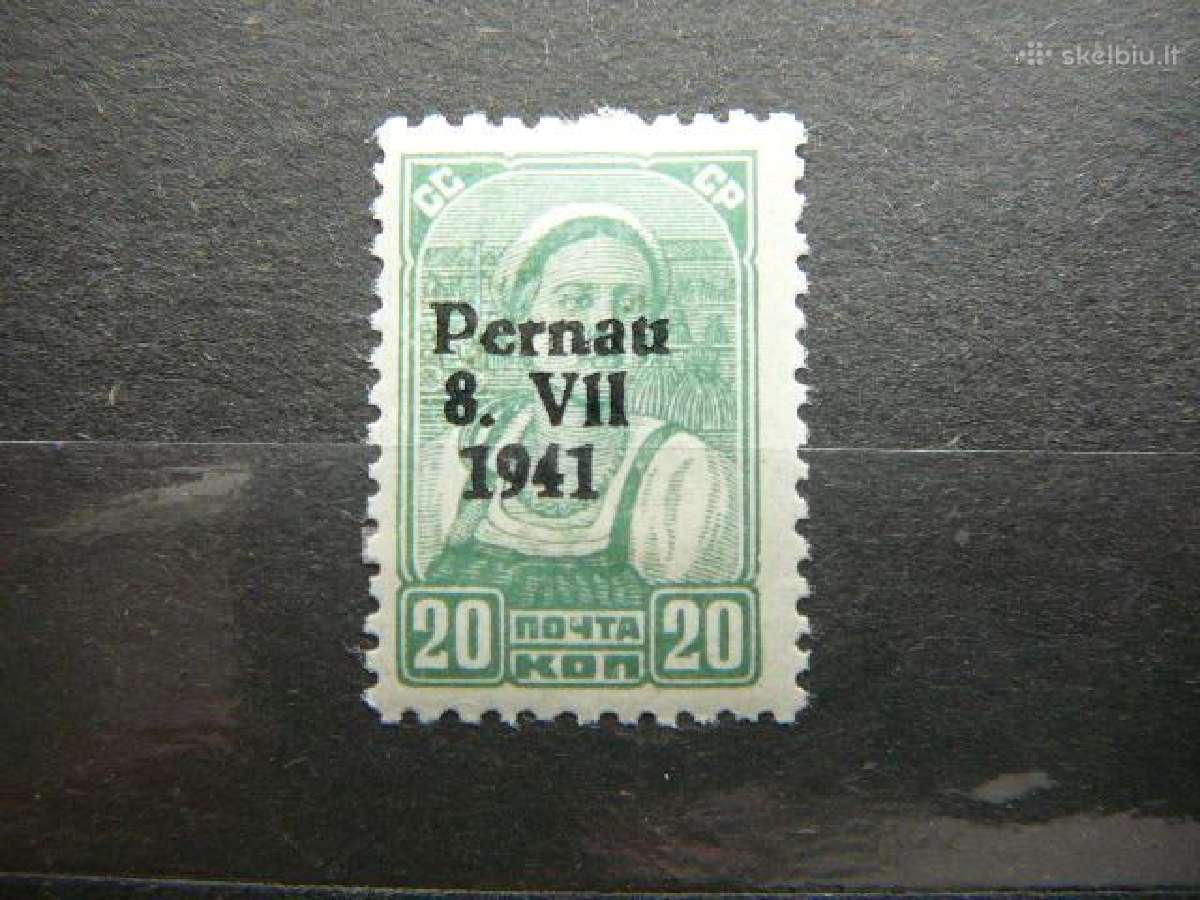 Pernau Estija Vokietija 1941 20k. esp08sp