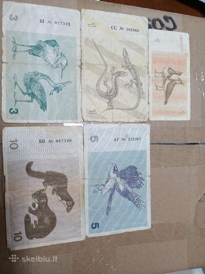 1991 m. Lietuvos talonų banknotai
