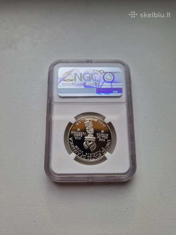 Ngc 1993 Amerika sidabrinis 50 centu Proof - nuotraukos Nr. 2