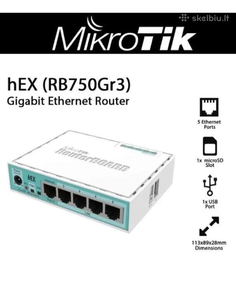 Mikrotik maršrutizatorius