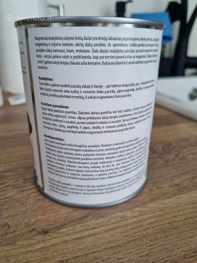 Magnetiniai juodi dažai - nuotraukos Nr. 4