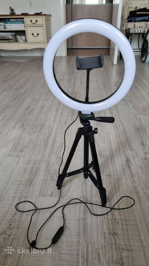 Stovas mobiliam telef.-lempa, stovo aukštis 80cm