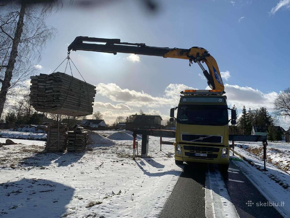 Fiskaras krovinių pervežimas kranas tralas 17m - nuotraukos Nr. 29