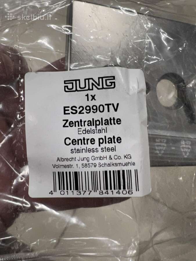 Jung Ls990 nerūdijančio plieno apdailos ir komp. - nuotraukos Nr. 8