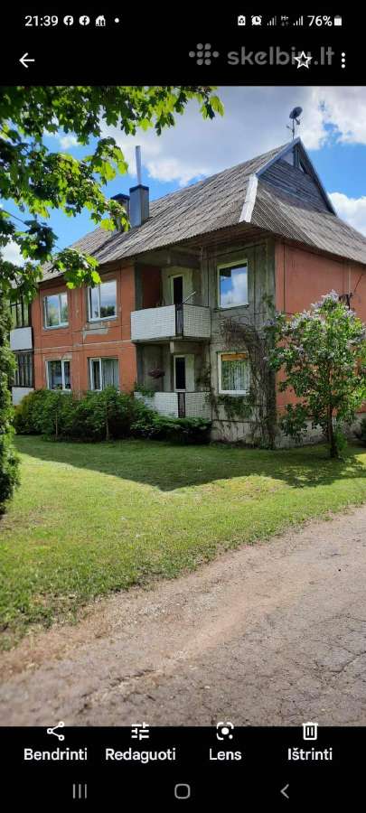Parduodu/keičiu i1k. butą Plungėje , Telšiuose