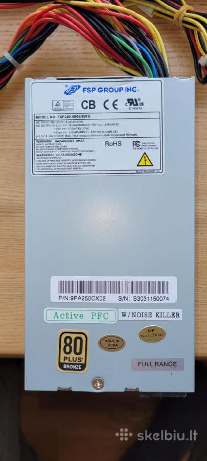 Maitinimo blokas minipc arba 1u