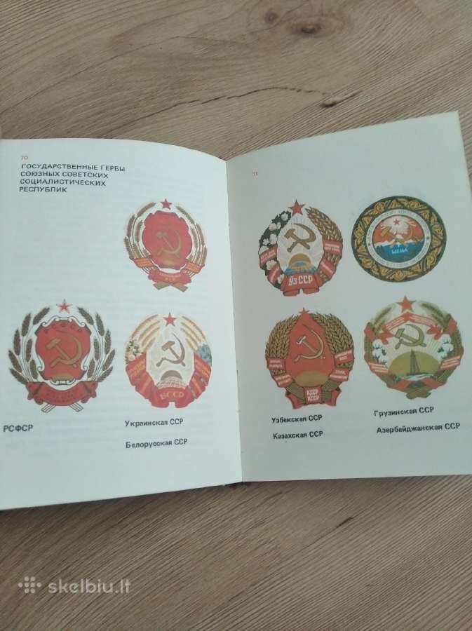 Knyga TSRS herbai - nuotraukos Nr. 4