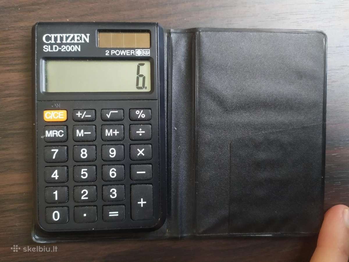 Kišeninis skaičiuotuvas Citizen