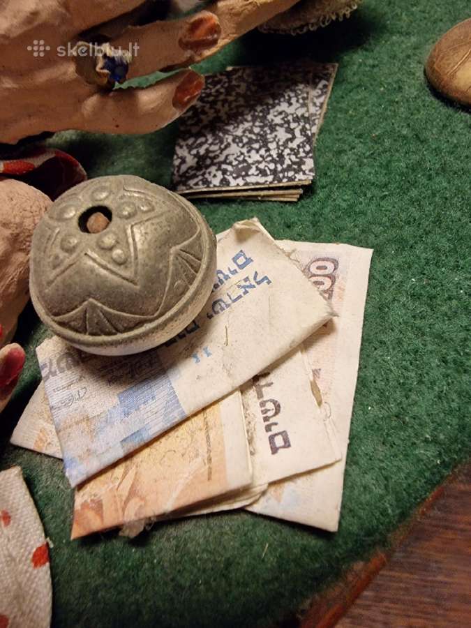 Vintažinės mid century autorinės lėlės "Lošėjos" - nuotraukos Nr. 8