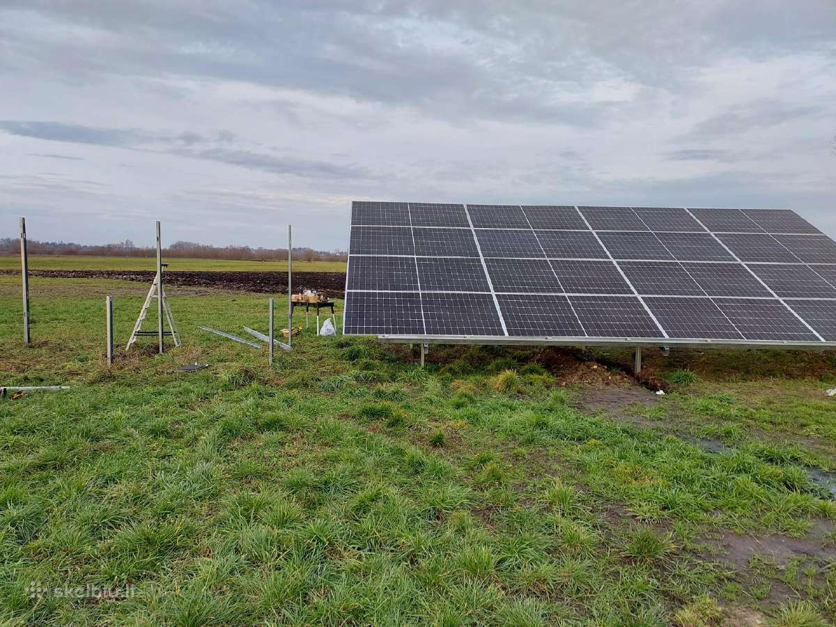 Antžeminė saulės elektrinės konstrukcija - nuotraukos Nr. 5