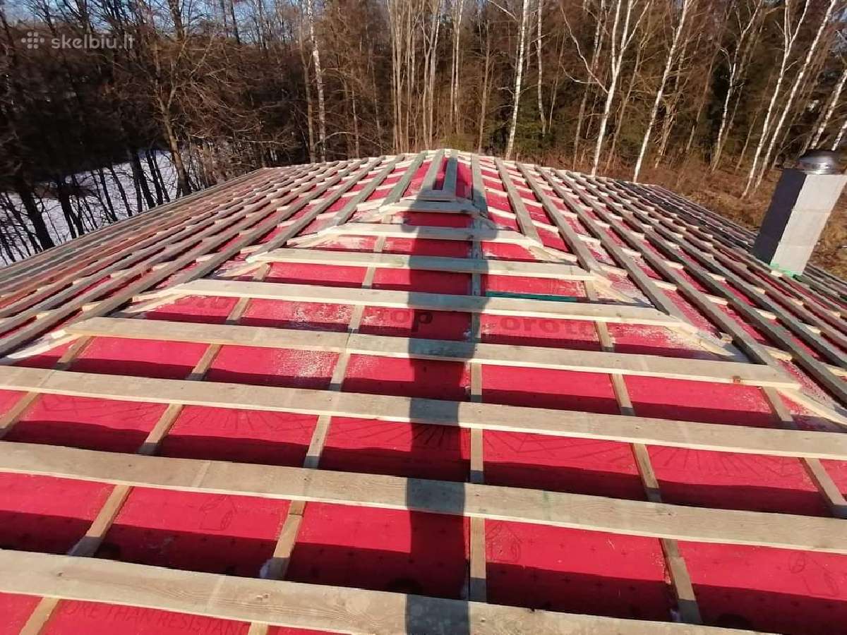 Karkasai, terasos, stogai, betono, apdailos darbai - nuotraukos Nr. 12