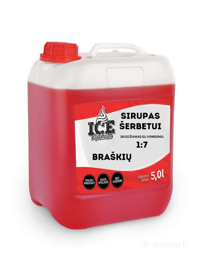 Sirupai Šerbetui 5l - 20 skirtingų skonių! - nuotraukos Nr. 3