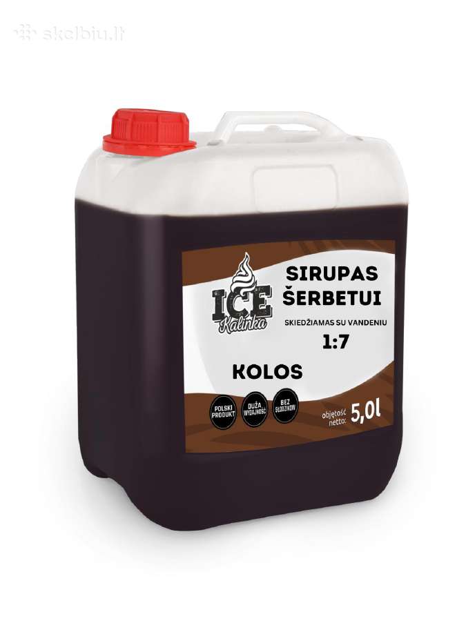 Sirupai Šerbetui 5l - 20 skirtingų skonių! - nuotraukos Nr. 7